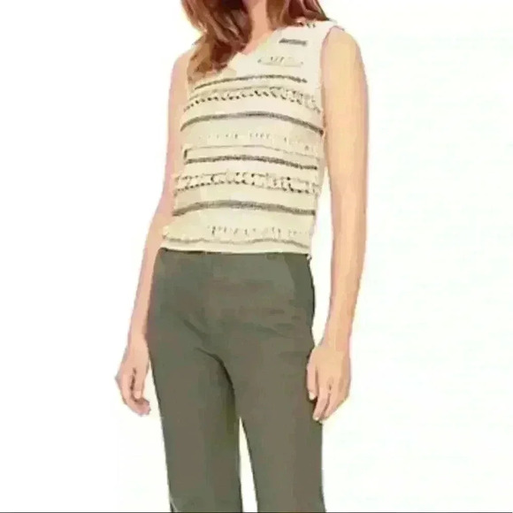 NWT Tory Burch Sleeveless Sweater Vest‎ Sz M - Picture 2 of 5